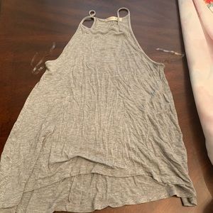grey halter top